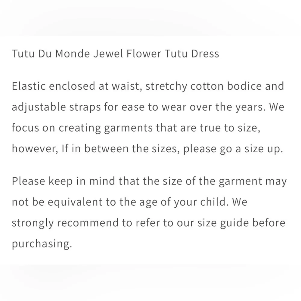 Tutu Du Monde Pink and White avant gardens jewel. Flower tutu Dress 8 to 9 years